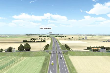 Image - In der Helikopter-Perspektive ist der Verlauf gut sichtbar.